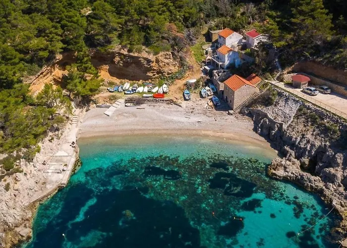 Seaside Secluded Cove Sutmiholjska, Mljet - 22318 Апартаменты *